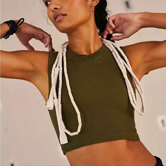 NWOT FREE PEOPLE HAPPINESS RUNS MUSCLE TANK - Picture 12 of 15